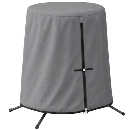 Outsunny 196 x 230 cm Hanging Egg Chair Protective Cover - Grey
