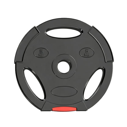 SPORTNOW Weight Plates Set, with Two 7.5kg and Two 5kg weights, Black