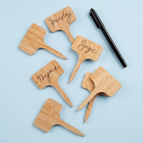 Plant Sign with a Pen Set of 50