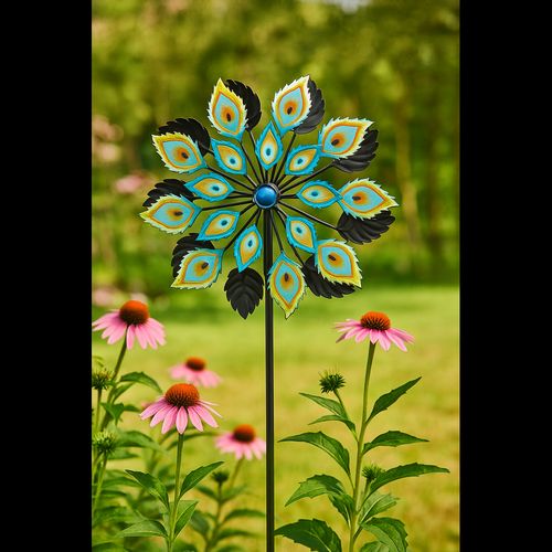 Peacock Wind Spinner