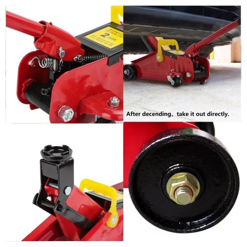 2 Ton Tonne Hydraulic Trolley Floor Jack With Plastic Storage Carry Case Car Van