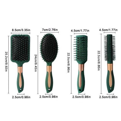 4pcs Hair Brush Set for Women Professional Salon Hairbrush Comb Hairbrush Massage