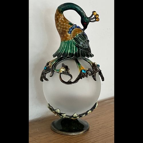 Peacock Perfume Bottle
