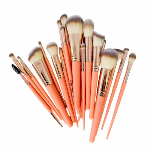 25pcs Makeup Brush Concealer Blush Foundation Eyeshadow Make Up Brush Makeup tools Prink (US Logistics only For USPS.TK/TMEU only For self-pickup)