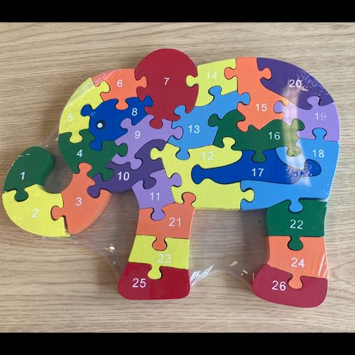 Wooden Puzzle - Elephant