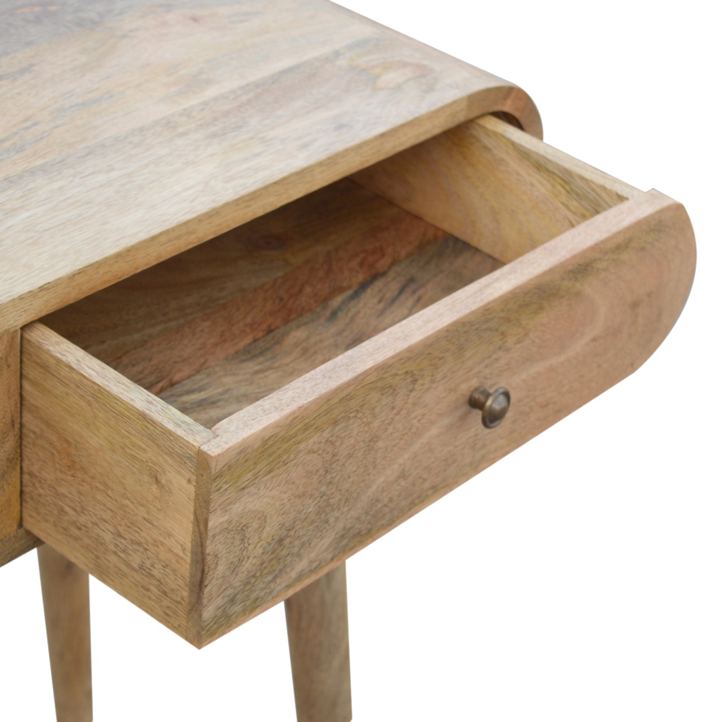 Artisan Furniture Solid Wood London Console Table, Beige, 2Drawers