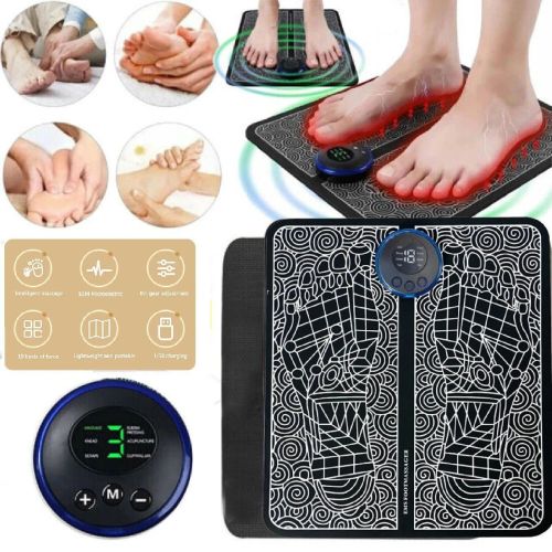Electric Foot Massager Pad Blood Circulation Muscle Stimulator Mat 19 Levels and 8 Modes-Massage Mat (US Logistics For USPS/DHL/Fedex/UPS. No designated logistics accepted，TK/TMEU only For self-pickup）