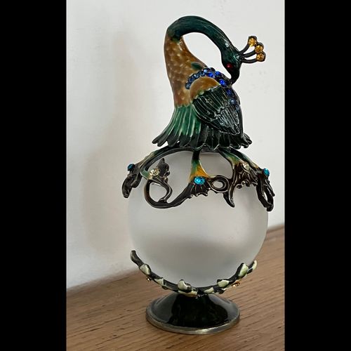Peacock Perfume Bottle