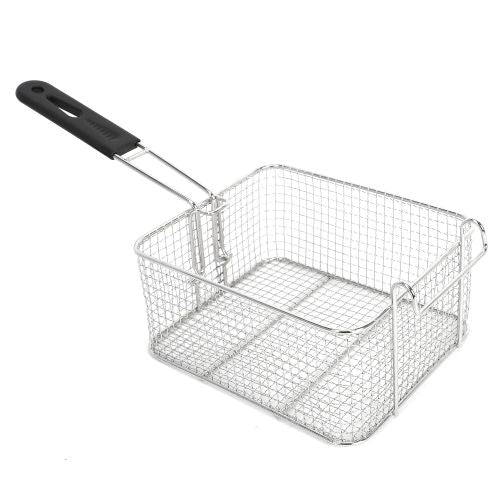ZOKOP EH82 2500W 220-240V 12.7QT/12L Stainless Steel Double Cylinder Electric Fryer UK Plug