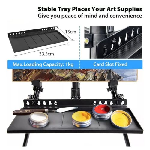 51-155cm Art Easel Stand for Painting Drawing Sketch Folding Tripod w Carry Bag