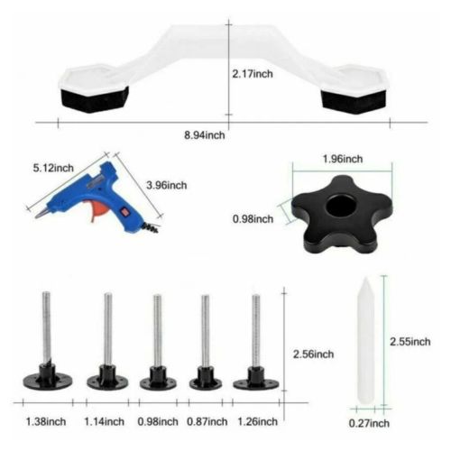 40pcs Car Paintless Dent Removal Kit Slide Hammer Repair PDR Glue Gun Puller UK