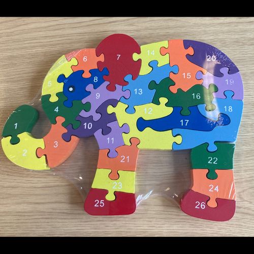 Wooden Puzzle - Elephant