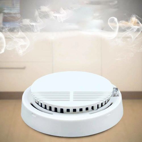 (2 Pack) Smoke Alarm Detector Home Fire Safety Sensor Alert Battery Included (US Logistics For USPS/DHL/Fedex/UPS. No designated logistics accepted，TK/TMEU only For self-pickup）