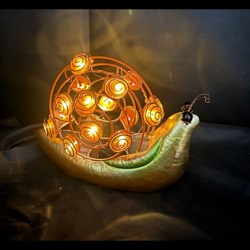 Solar Garden Snail 18 LED's