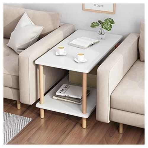 Narrow End Table for Living Room Small Side Table Bedside Tables White UK