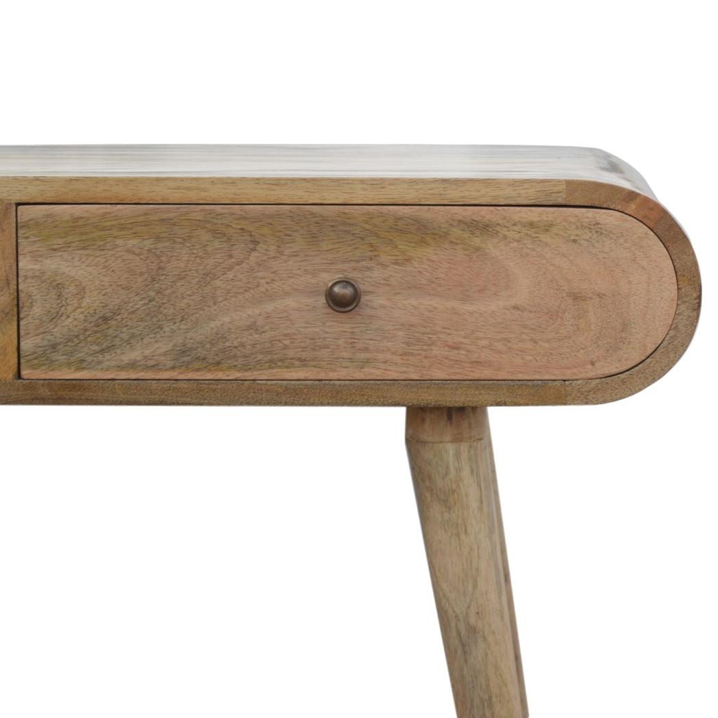 Artisan Furniture Solid Wood London Console Table, Beige, 2Drawers