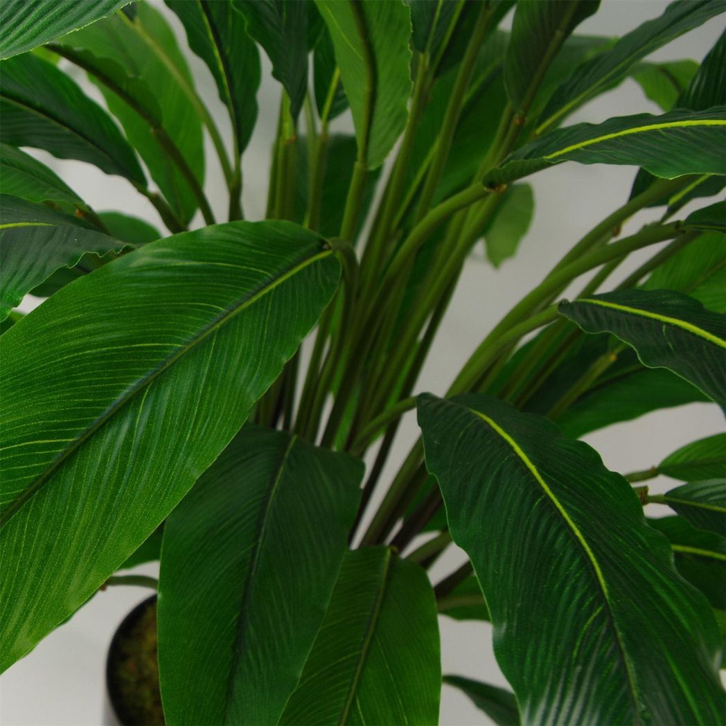 90cm Artificial Calathea Plant Dark Green