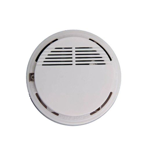 (2 Pack) Smoke Alarm Detector Home Fire Safety Sensor Alert Battery Included (US Logistics For USPS/DHL/Fedex/UPS. No designated logistics accepted，TK/TMEU only For self-pickup）