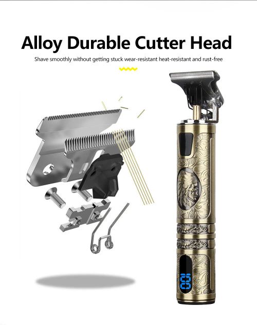 Small LCD Screen Display Professional Men Cordless Hair Clippers Beard Trimmer Cutting Machine Kit (US Logistics For USPS/DHL/Fedex/UPS. No designated logistics accepted，TK/TMEU only For self-pickup）