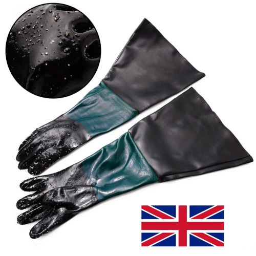 High Quality Sandblasting Non Slip Gloves 60cm for Sand Blast Cabinet Blasting