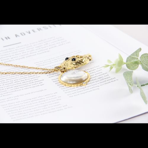 Owl Necklace with Magnifier