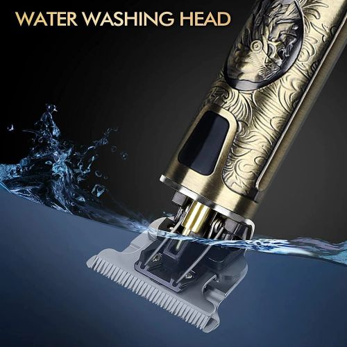 Small LCD Screen Display Professional Men Cordless Hair Clippers Beard Trimmer Cutting Machine Kit (US Logistics For USPS/DHL/Fedex/UPS. No designated logistics accepted，TK/TMEU only For self-pickup）