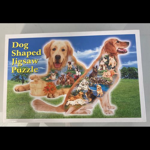 Dog Shape Jigsaw Puzzle