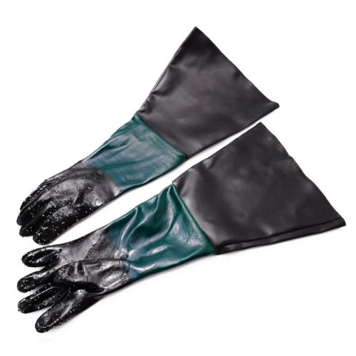 High Quality Sandblasting Non Slip Gloves 60cm for Sand Blast Cabinet Blasting