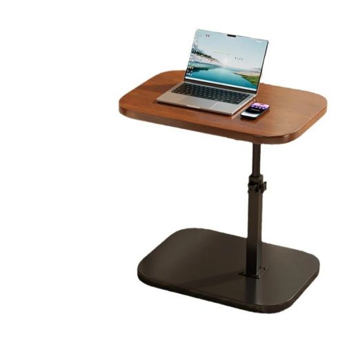 Adjustable C-Shaped Sofa Side End Table Coffee Laptop Table Living Room Bedroom