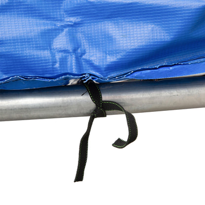 HOMCOM 8ft Trampoline Pad, Φ244cm Trampoline Accessories Surround Pad Thick Foam Pads Padding Replacement Spare, No Holes for Pole, Blue