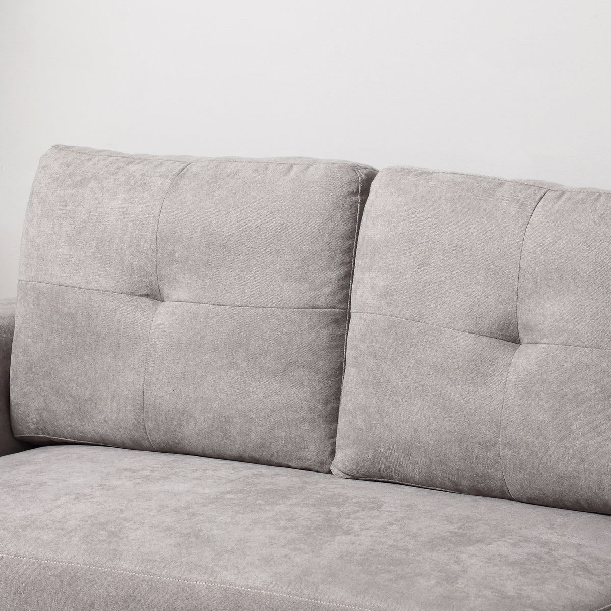 HOMCOM 3 Seater Sofa Bed, Pull Out Sofa Bed with Storage for Living Room, Light Grey