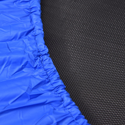 HOMCOM 36" Mini Fitness Trampoline Home Gym Yoga Exercise Rebounder Indoor Outdoor Jumper with Safety Pad, Support Up to 100 KG, Blue and Black