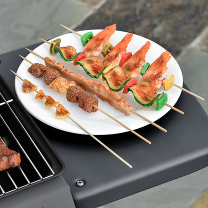 Outsunny 2 x 2.8kW Burner Gas BBQ - Grey