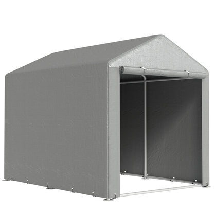 Outsunny 2.2 x 1.6 m Outdoor Storage Tent, with Accessories - Light Grey